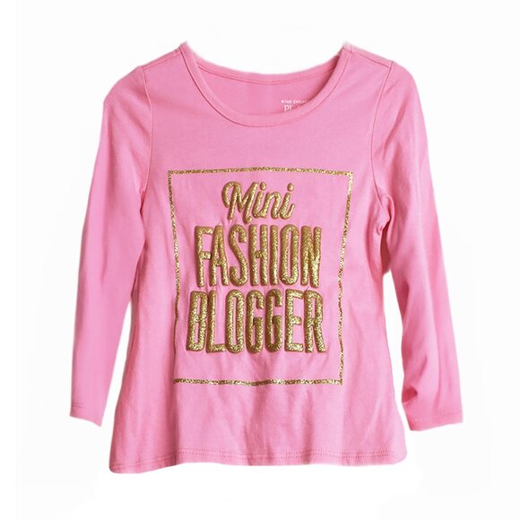 The Children’s Place Girls 2-Pc Set ‘Mini Fashion Blogger’ Pink Tunic Leggings - Picture 4 of 6